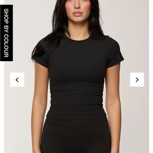 Classic Black Short Sleeve Women's Tee